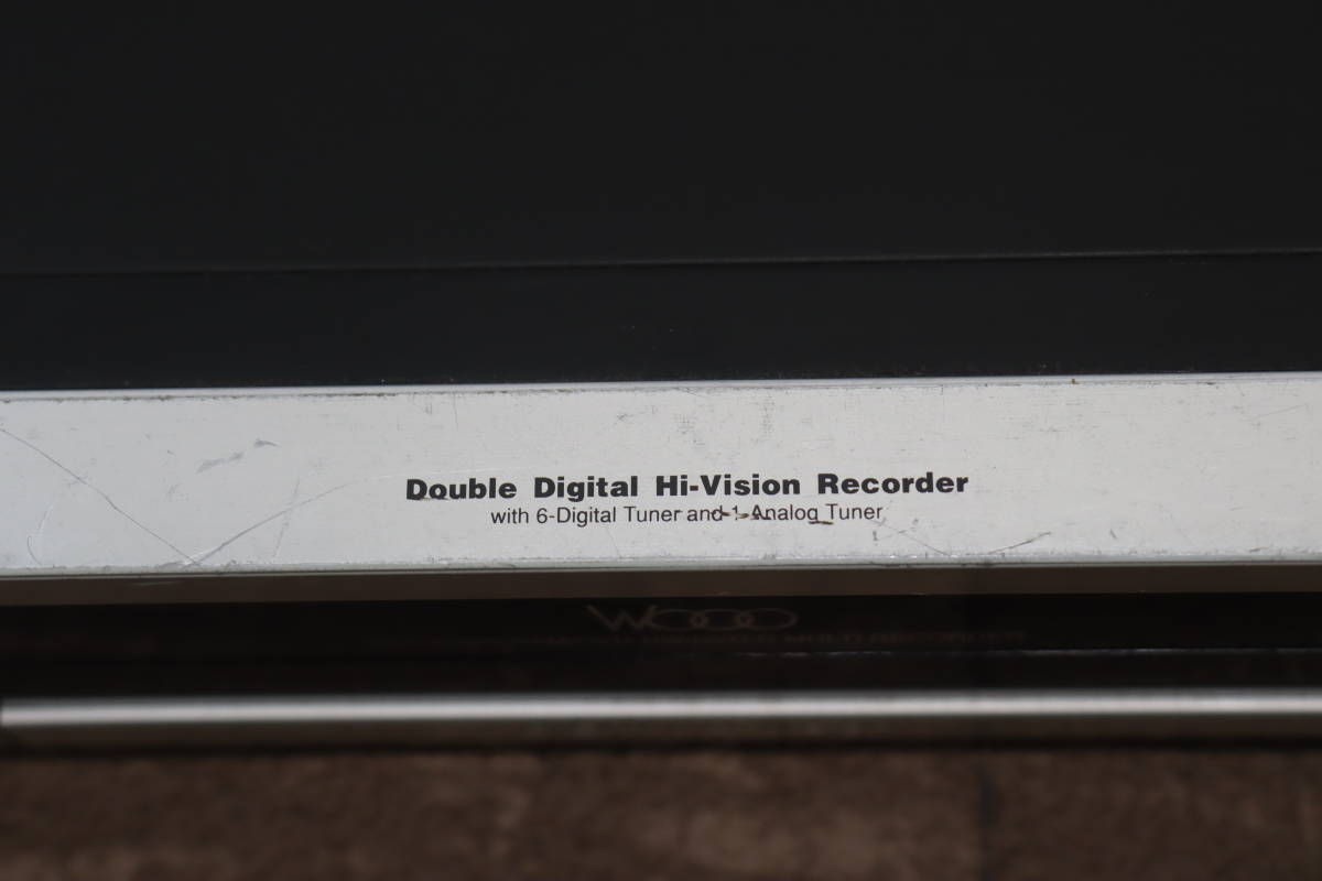 [ operation not yet verification settled ]HITACHI Hitachi digital HDD DVD recorder DV-DH250W digital broadcasting Hi-Vision double tuner W video recording correspondence Hitachi internal organs 