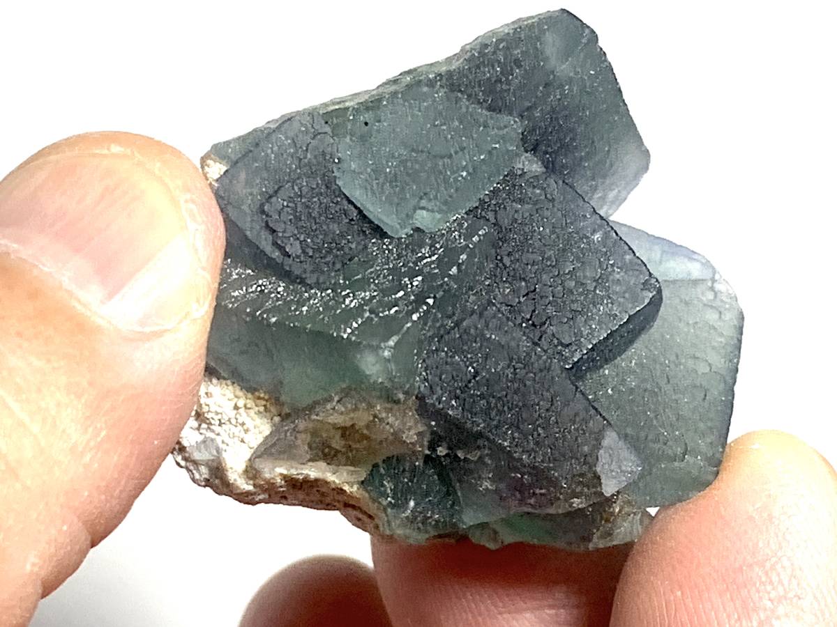 内蒙古省産六面体緑蛍石・32g（中国産鉱物標本）_画像5