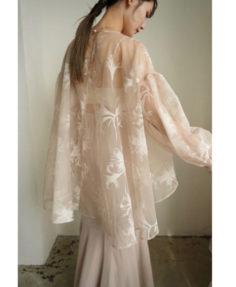 acka sheer over flare blouse アイボリー | www.sindificios.com.br
