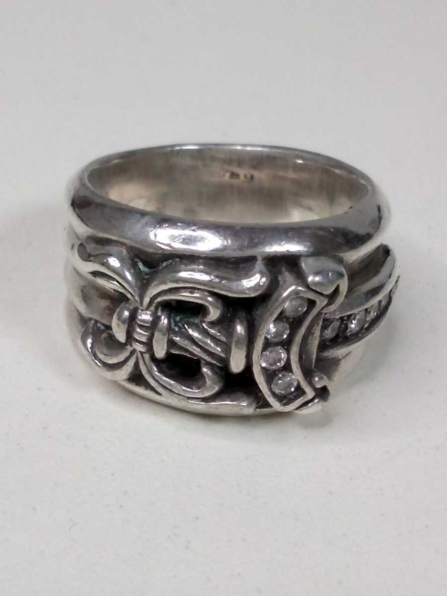 AD335-60◇ CHROME HEARTS クロムハーツ ダガー リング ダイヤモンド