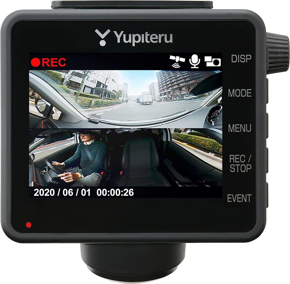 YUPITERU регистратор пути (drive recorder) все окружение 360°& парковочная камера SONY производства CMOS сенсор [Starvis] установка вечер соответствует шум меры settled GPS microSD 32GB приложен 