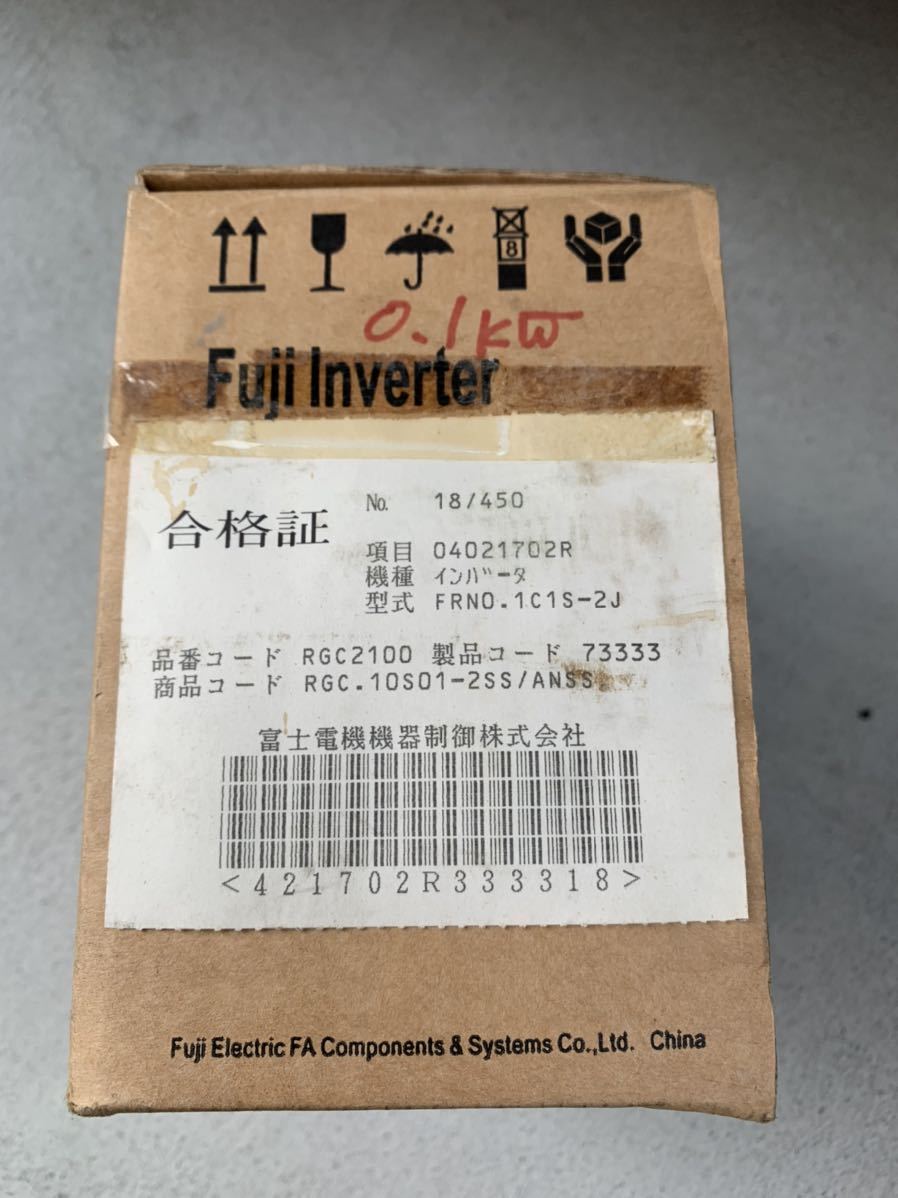 大特価! 限定値下 FRN0.4C2S-2J 富士電機 - FRENIC-Mini FRN0.4C1S-6J