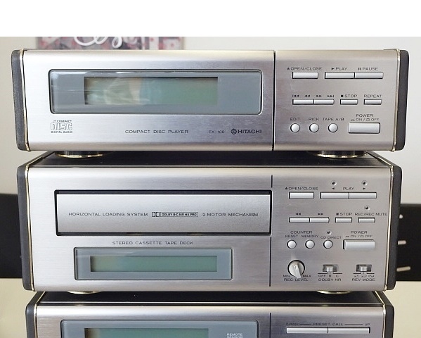 559☆日立 Lo-D システムコンポ FX-100 (HA-100F+FT-100F+D 559☆日立 Lo-D システムコンポ FX-100 (HA-100F+FT-100F+D