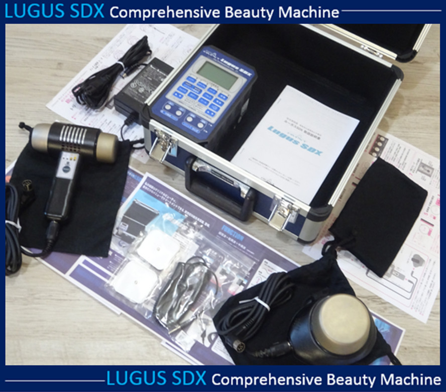 ☆美品 プロ業務用 純チタンヘッド 温冷美容 超音波美顔器 ルーガスSDX
