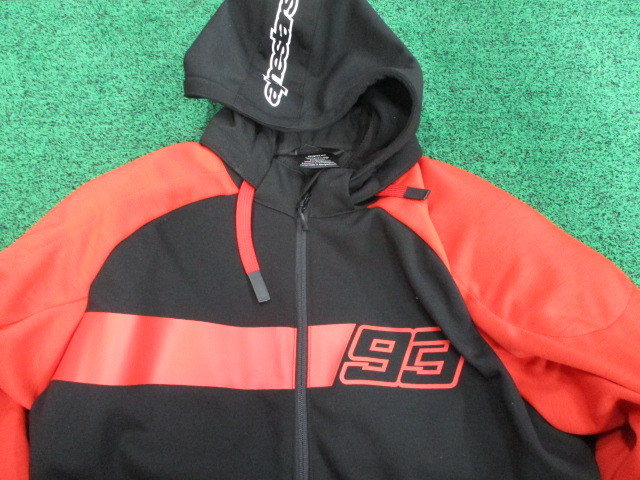 展示未使用品☆アルパインスターズ MM93 ARAGON KEVLAR HOODIE BLACK