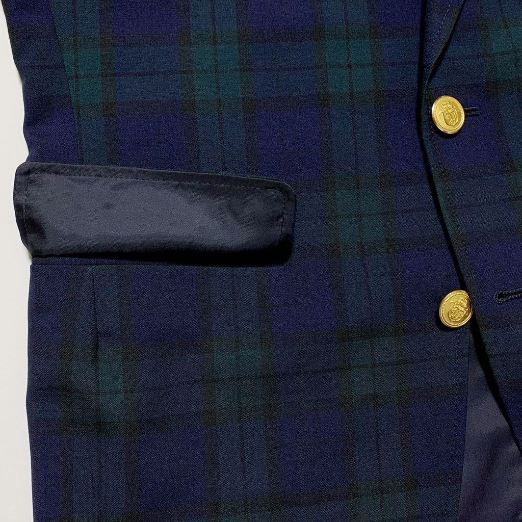 美品 ジェイプレス J PRESS ブラックウォッチ 金ボタン 3B 美品 ジェイプレス J PRESS ブラックウォッチ 金ボタン 3B