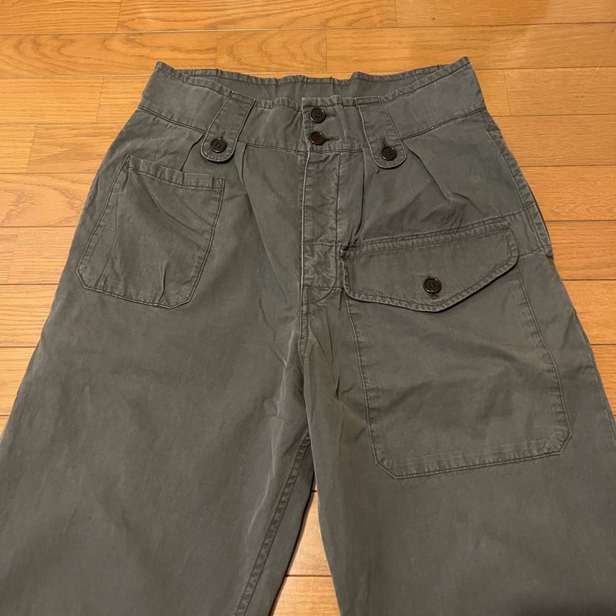 美品】希少 visvim◇21SS/CORONEL PANTS/パンツ/3/コットン/OLIVE