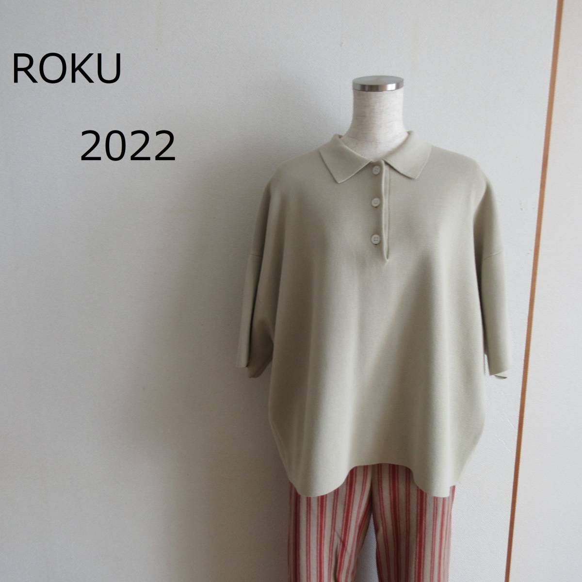 ヤフオク! - ROKU☆6 ロク ニットポロシャツ ＫNIT SHIRT