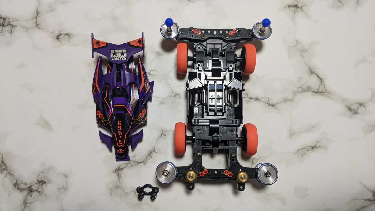  used TAMIYA Tamiya custom Mini 4WD PRO avante Mk. azur Evangelion Unit-01 eva