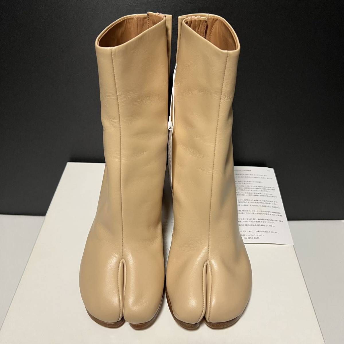 新品 Maison Margiela メゾンマルジェラ Tabi タビ 足袋 レザー 新品 Maison Margiela メゾンマルジェラ Tabi タビ 足袋 レザー