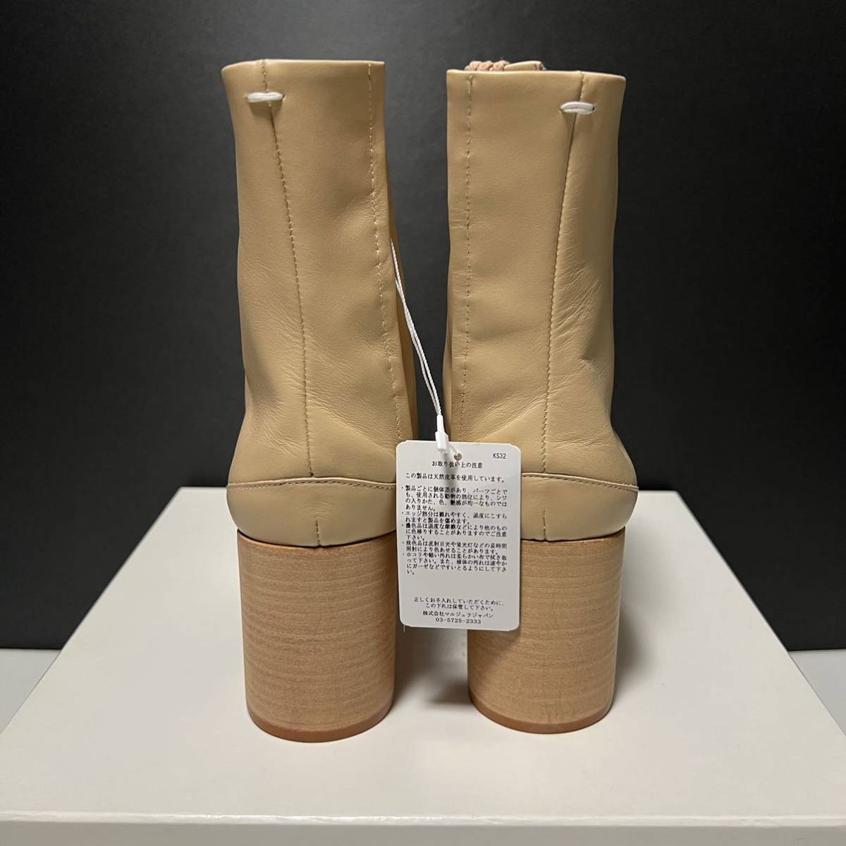 新品 Maison Margiela メゾンマルジェラ Tabi タビ 足袋 レザー 新品 Maison Margiela メゾンマルジェラ Tabi タビ 足袋 レザー