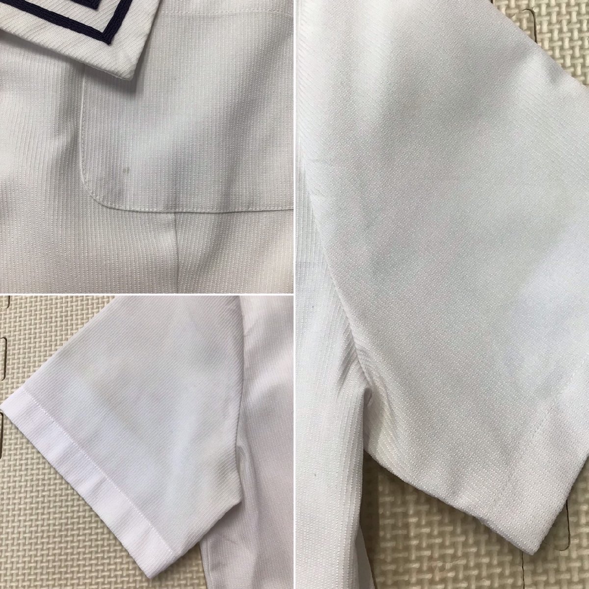 O543 兵庫県 神戸学院大学附属高校 旧制服 セーラー服 上下