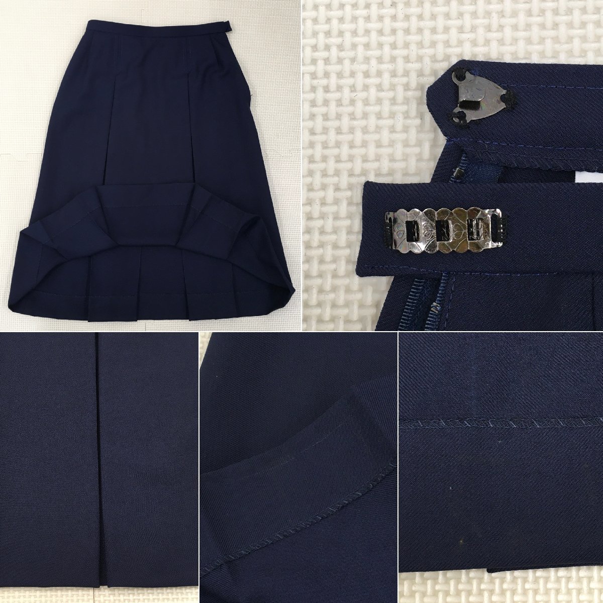 メーカー直売所 G)A6 (中古) 群馬制服 4点セット /3/M/W64/ブレザー/ベスト 学生服