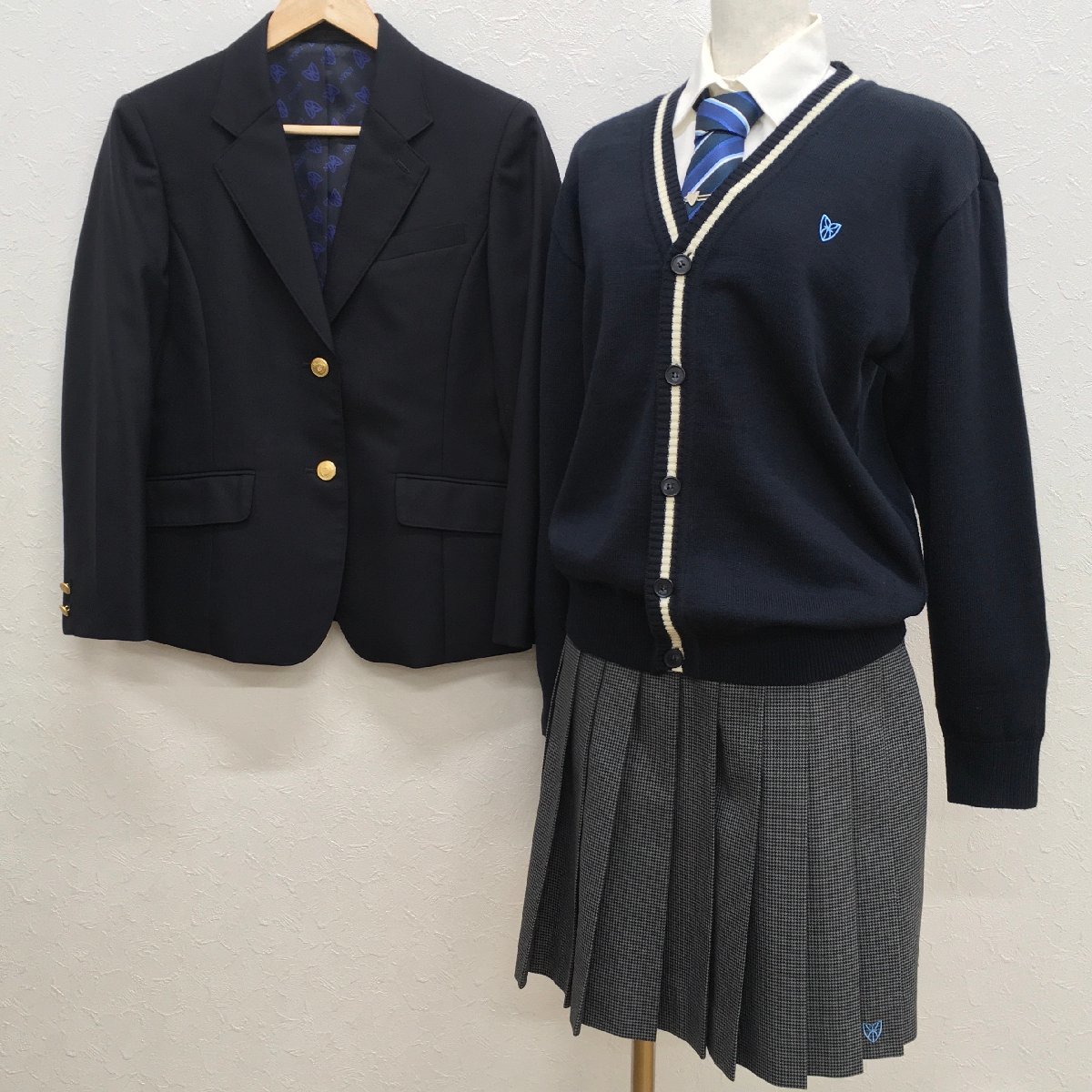 AT300-1(中古)栃木県 宇都宮南高校 7点セット /大きめ/175A/L AT300-1(中古)栃木県 宇都宮南高校 7点セット /大きめ/175A/L
