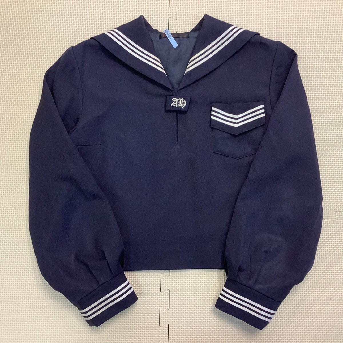 Y)I596() 福島県 安達高校 セーラー服 5点セット /大きめ/95C Y)I596() 福島県 安達高校 セーラー服 5点セット /大きめ/95C
