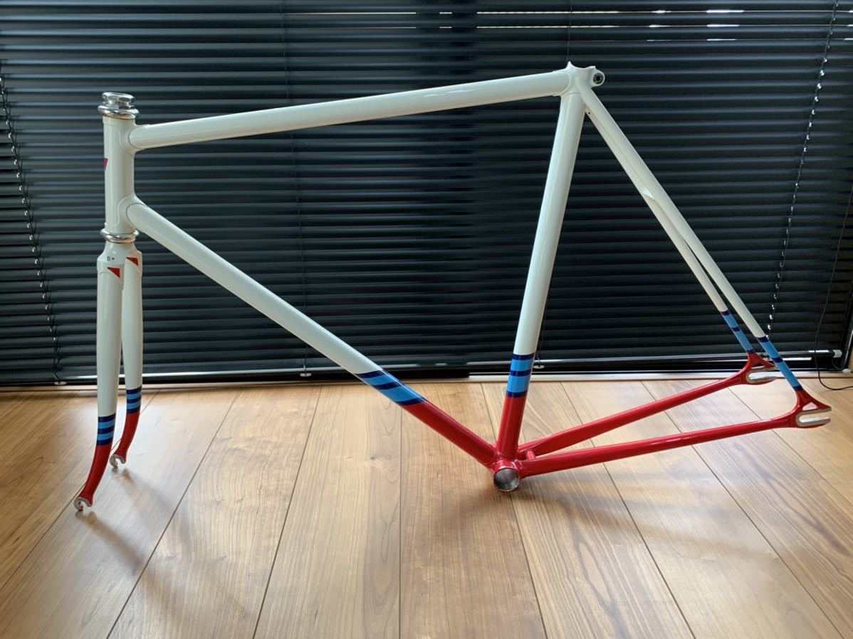 Pist Frame Vivalo Bicycle Racing NJS TT53.5 CT55 GEKI AUTSU TRI -COLOR COLOR