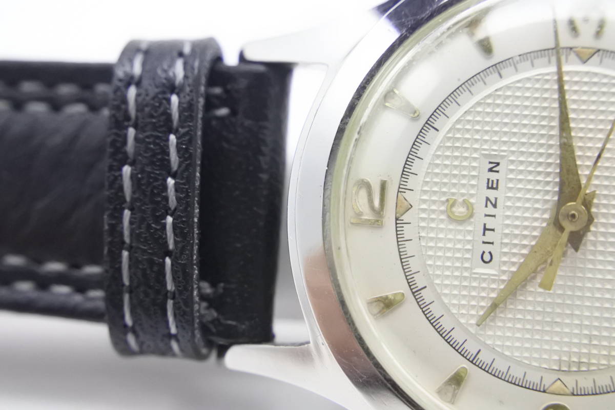 B中三針7石 ☆ 1955年-1956年製造 CITIZEN CENTER SECOND Cマーク B中