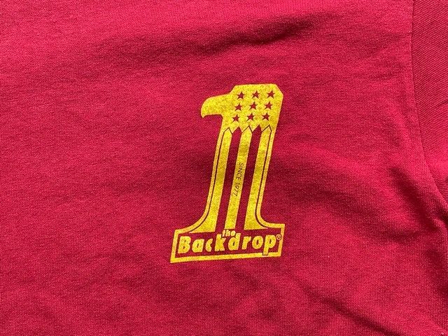 バックドロップ the Backdrop Tシャツ ハーレーダビッドソン ナンバーワンロゴモチーフ anvilボディ サイズS [a4-0013]_画像3
