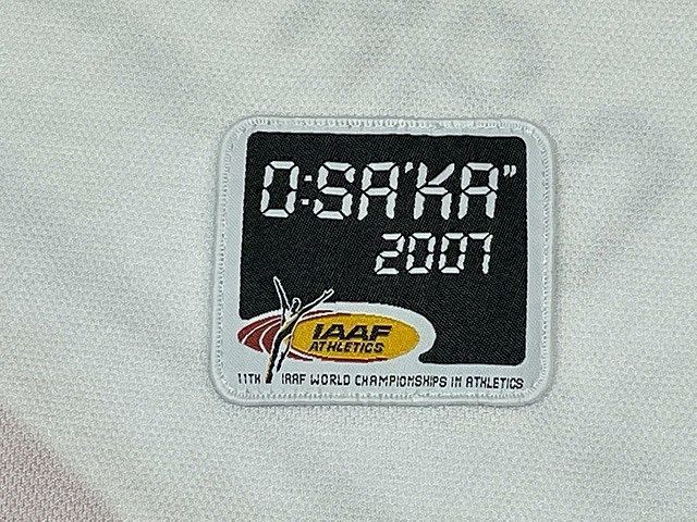 ミズノ 2007 IAAF ATHLETICS 世界陸上 大阪大会 Tシャツ 非売品 ボランティア スタッフ サイズXO [a8-0009]_画像2