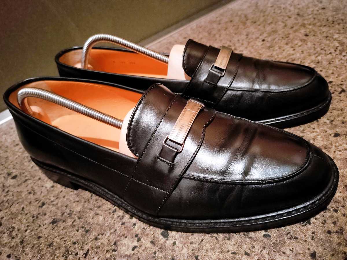 POLO RALPH LAUREN ポロラルフローレン ローファー ブラック 25.5cmEE