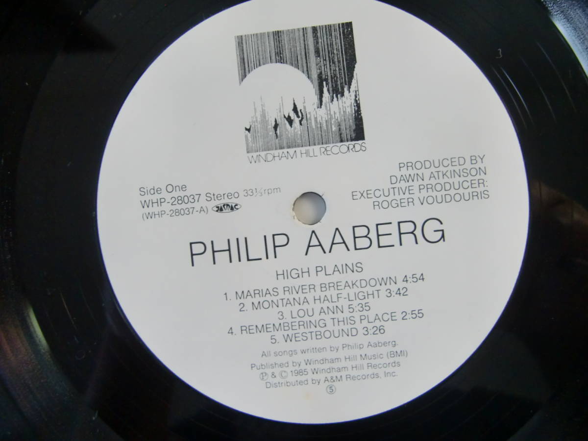 PHILIP AABERG フィリップ・アーバーグ - Solo Piano - / 　 high plains ハイ・プレインズ 　　- Windham Hill - 帯付！_画像6