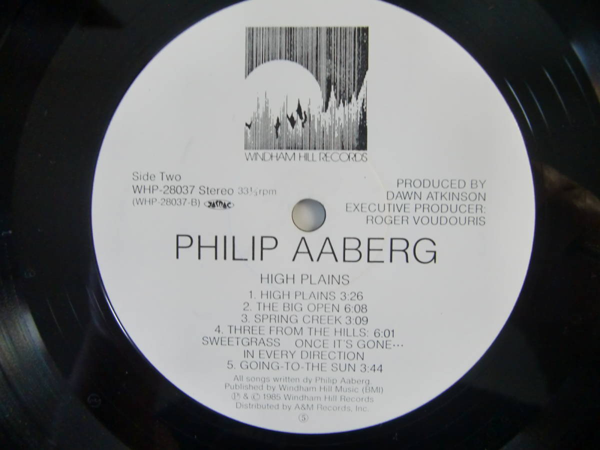 PHILIP AABERG フィリップ・アーバーグ - Solo Piano - / 　 high plains ハイ・プレインズ 　　- Windham Hill - 帯付！_画像8