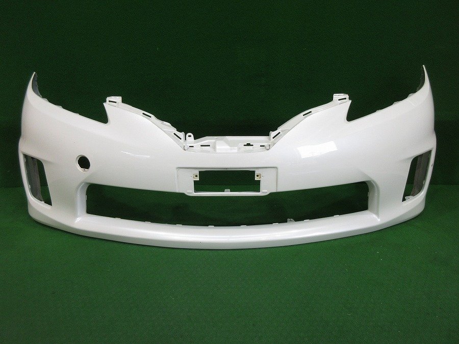 良品/凹み無☆ エスティマ AHR20W 中期 純正 フロントバンパー 52119