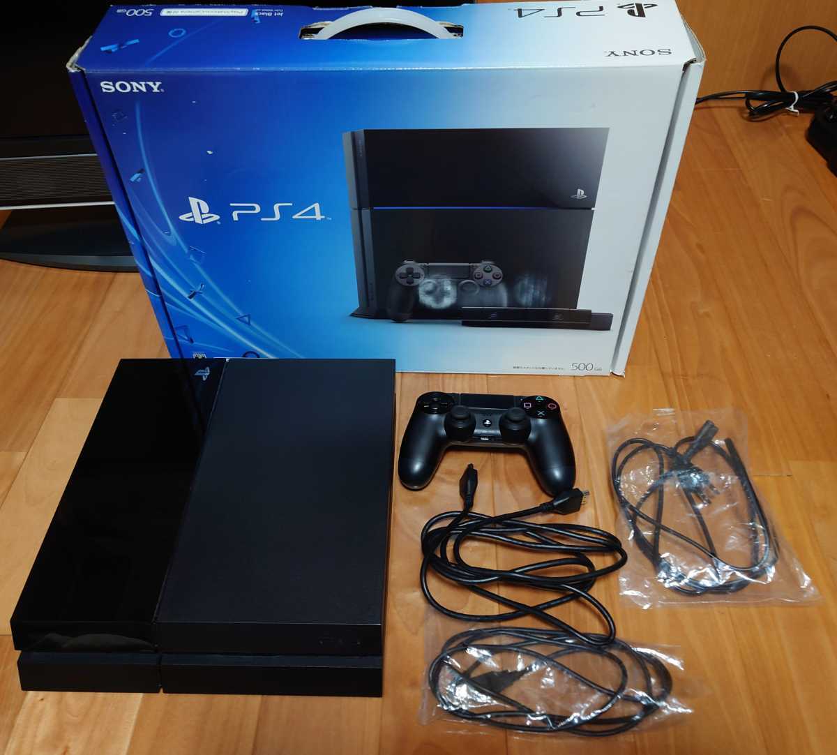 PS4 PlayStation4 初期化 動作確認済 CUH-1000A ジェットブラック ソニー ※カメラ欠品