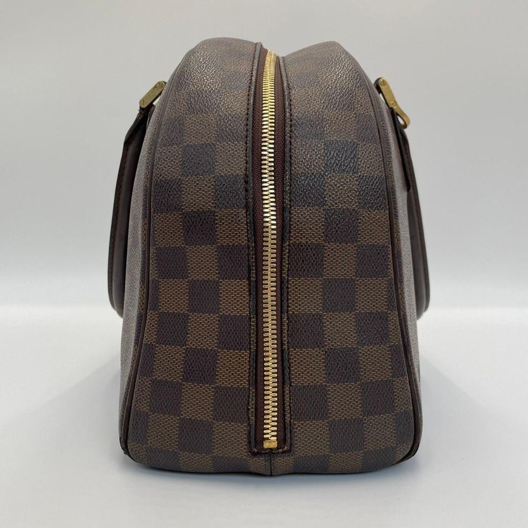 1円 ルイヴィトン LOUIS VUITTON ダミエ エベヌ ノリータ ハンドバッグ