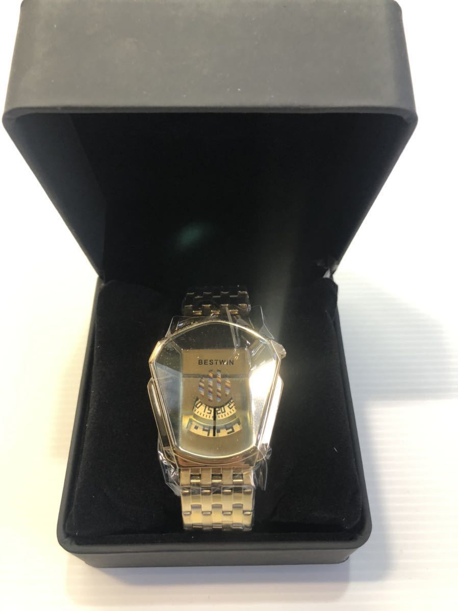 ◆現状品◆ 腕時計 メンズ腕時計 BESTWIN 男性用 ゴールド 金色_画像1