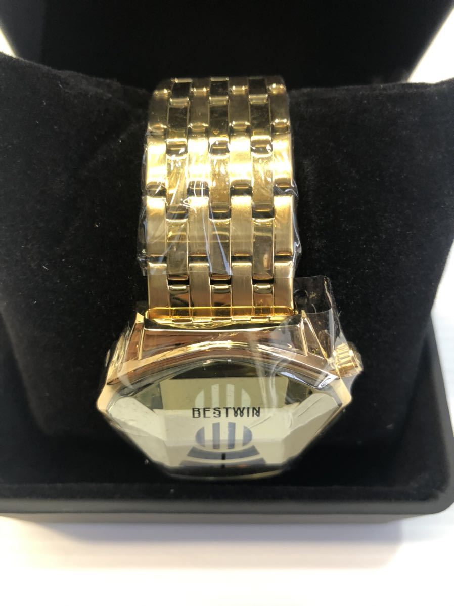 ◆現状品◆ 腕時計 メンズ腕時計 BESTWIN 男性用 ゴールド 金色_画像4