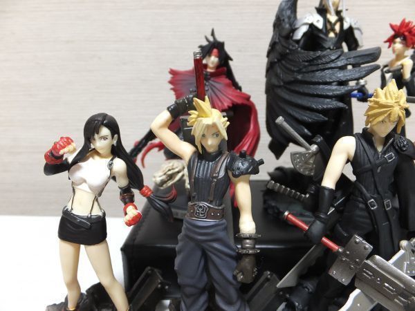 FF7 all 8 kind Poe shon trailing a-tsu mini figure FAINALFANTASY7 Final Fantasy 7k loud tifasefi Roth etc. 