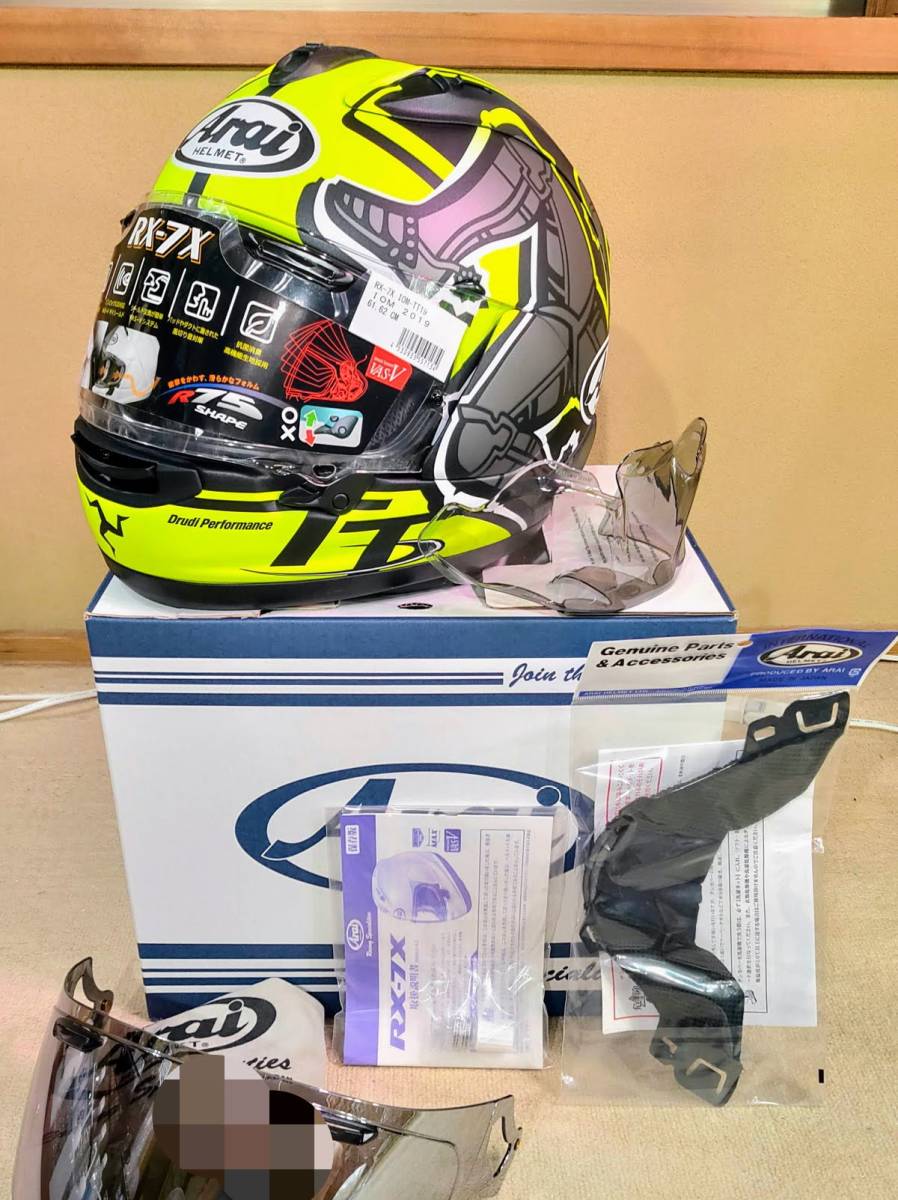 新品未使用】Arai アライ RX-7X IOM-TT 2019 マン島TT 61-62 XLサイズ