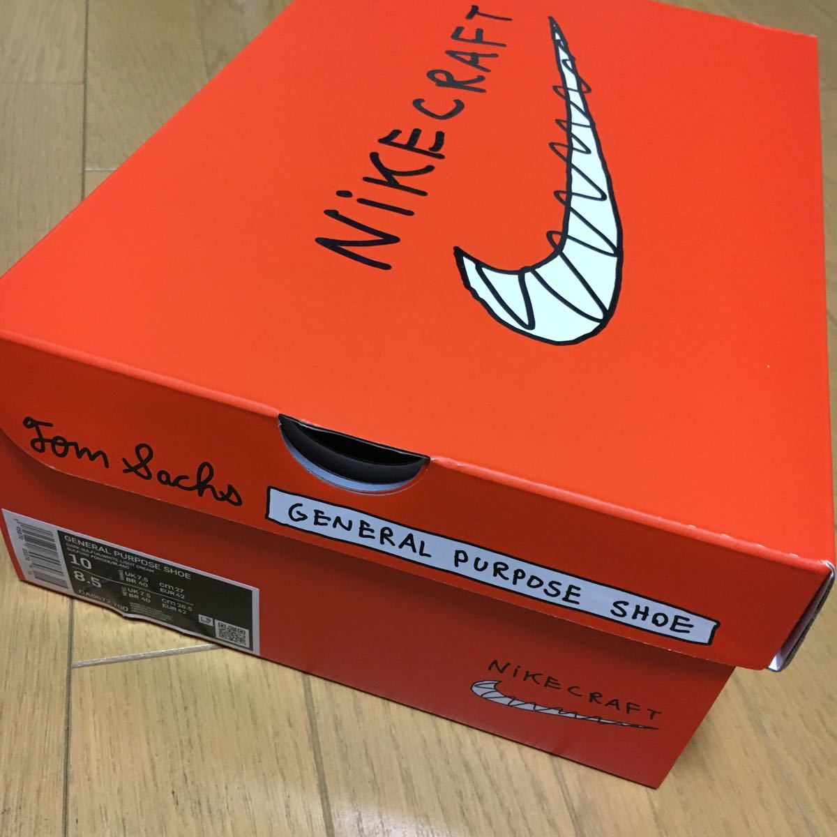 Tom Sachs × NikeCraft WMNS General Purpose Shoe トムサックス 黄 w27.0cm
