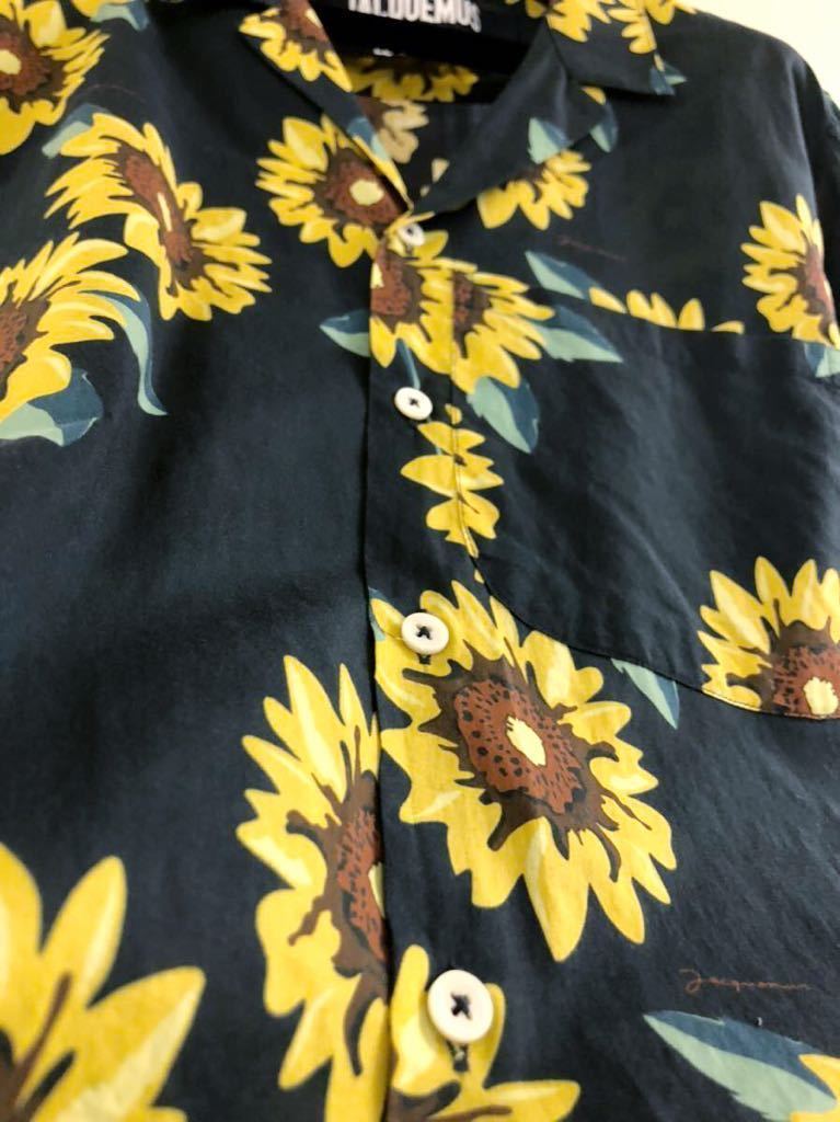 JACQUEMUS】ジャックムス black×yellow ひまわり柄COTTON オープン
