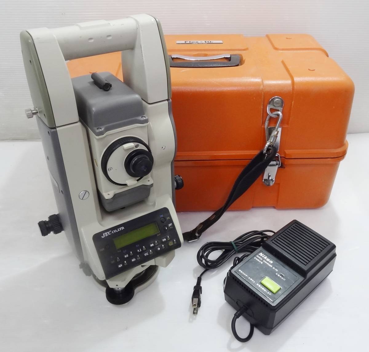P0302ta ジェック JEC トータルステーション Flex-10rs 測量機 現状お