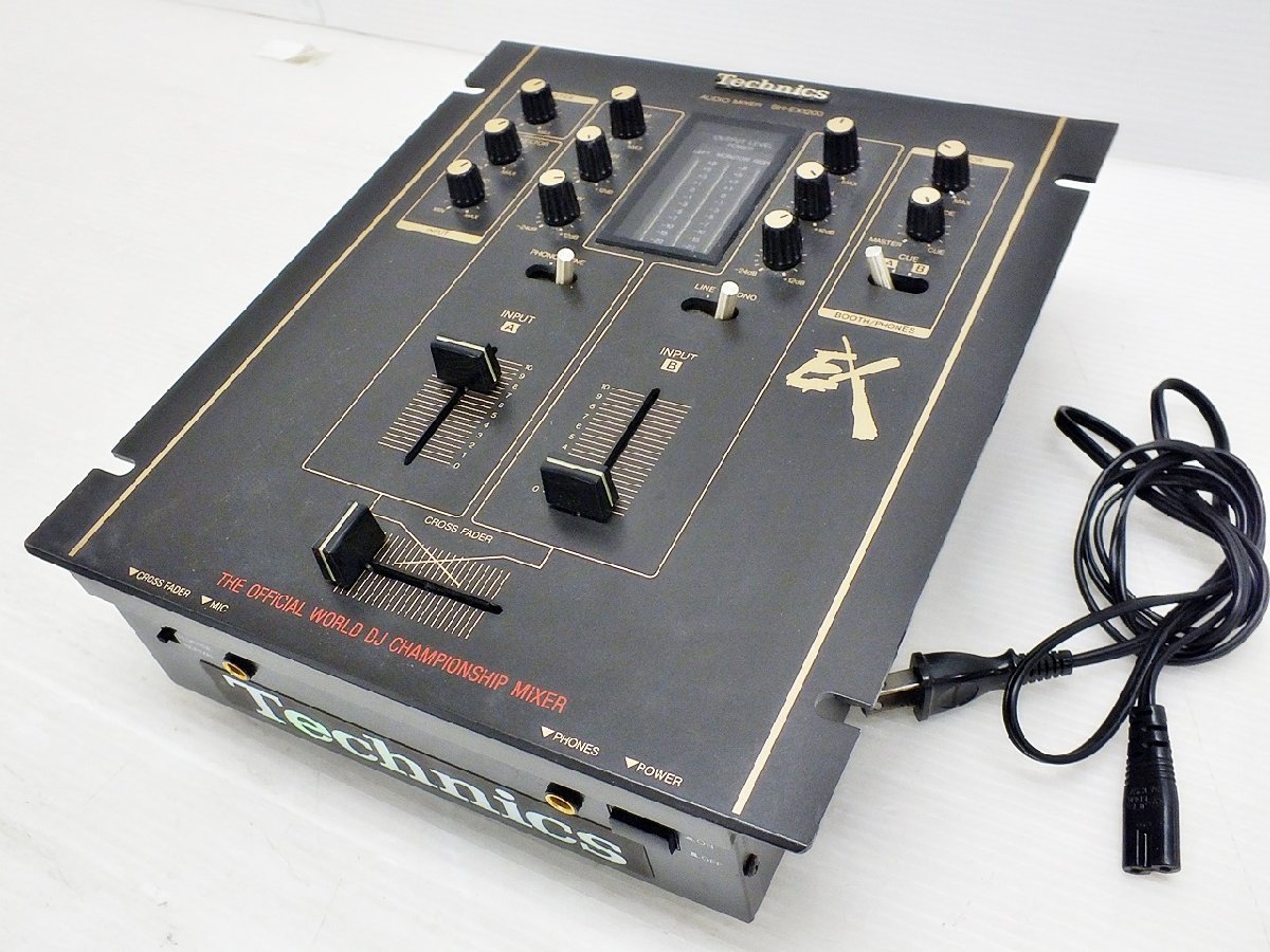 【通電確認のみ】Technics SH-EX1200 DJミキサー 通電確認のみ】Technics SH-EX1200 DJミキサー