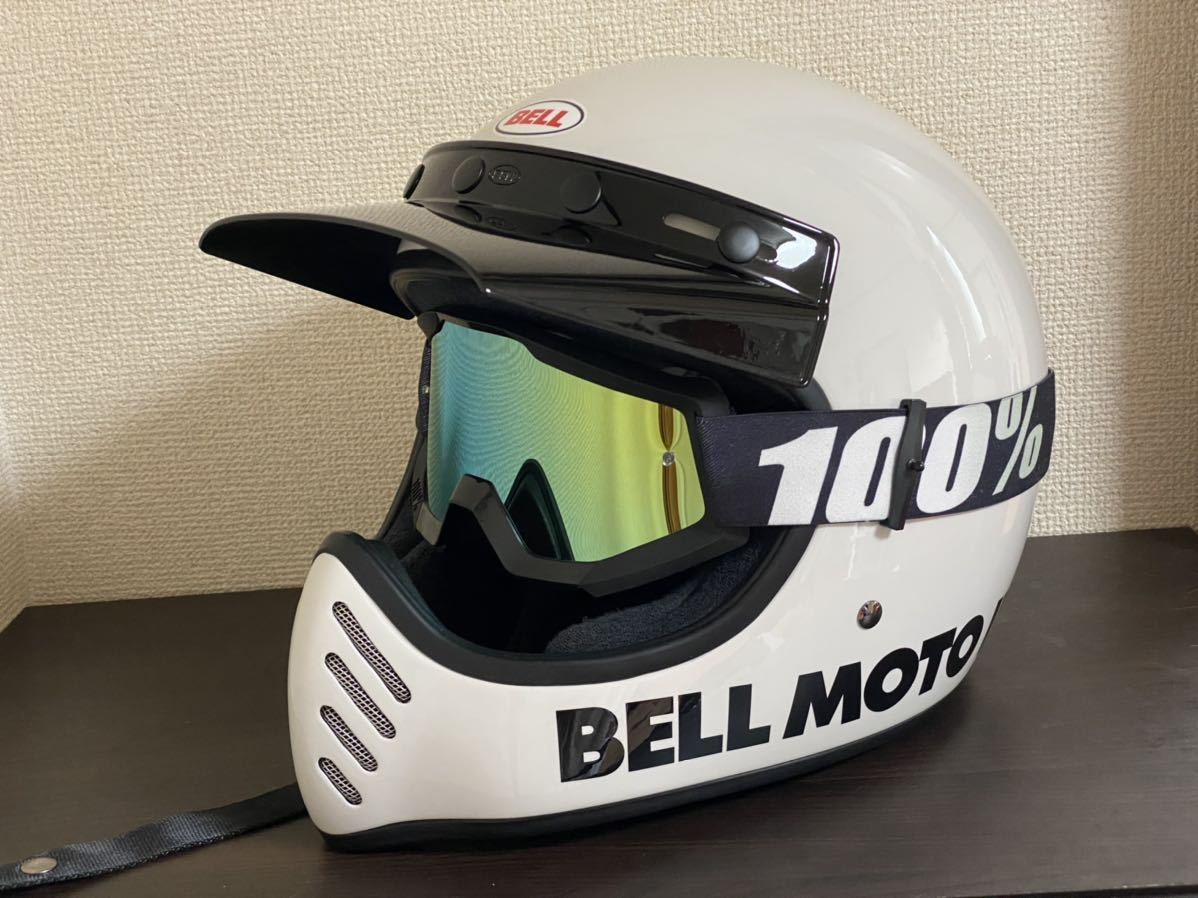 試着のみ走行無Bell ベル Moto-3 Classic ヘルメット XL61-62 100