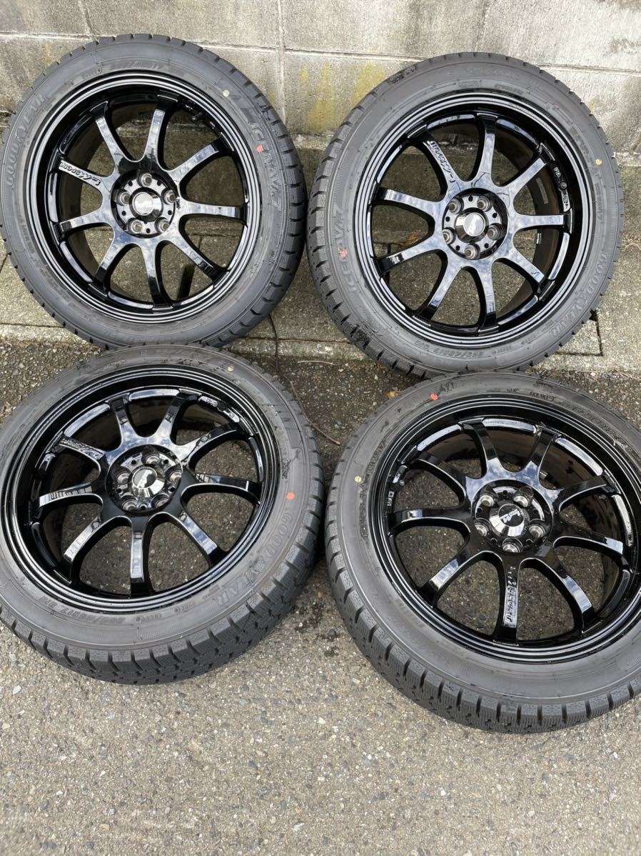 希少出品! ホイール&スタットレスタイヤ 4本セット 205/45R17 BMW