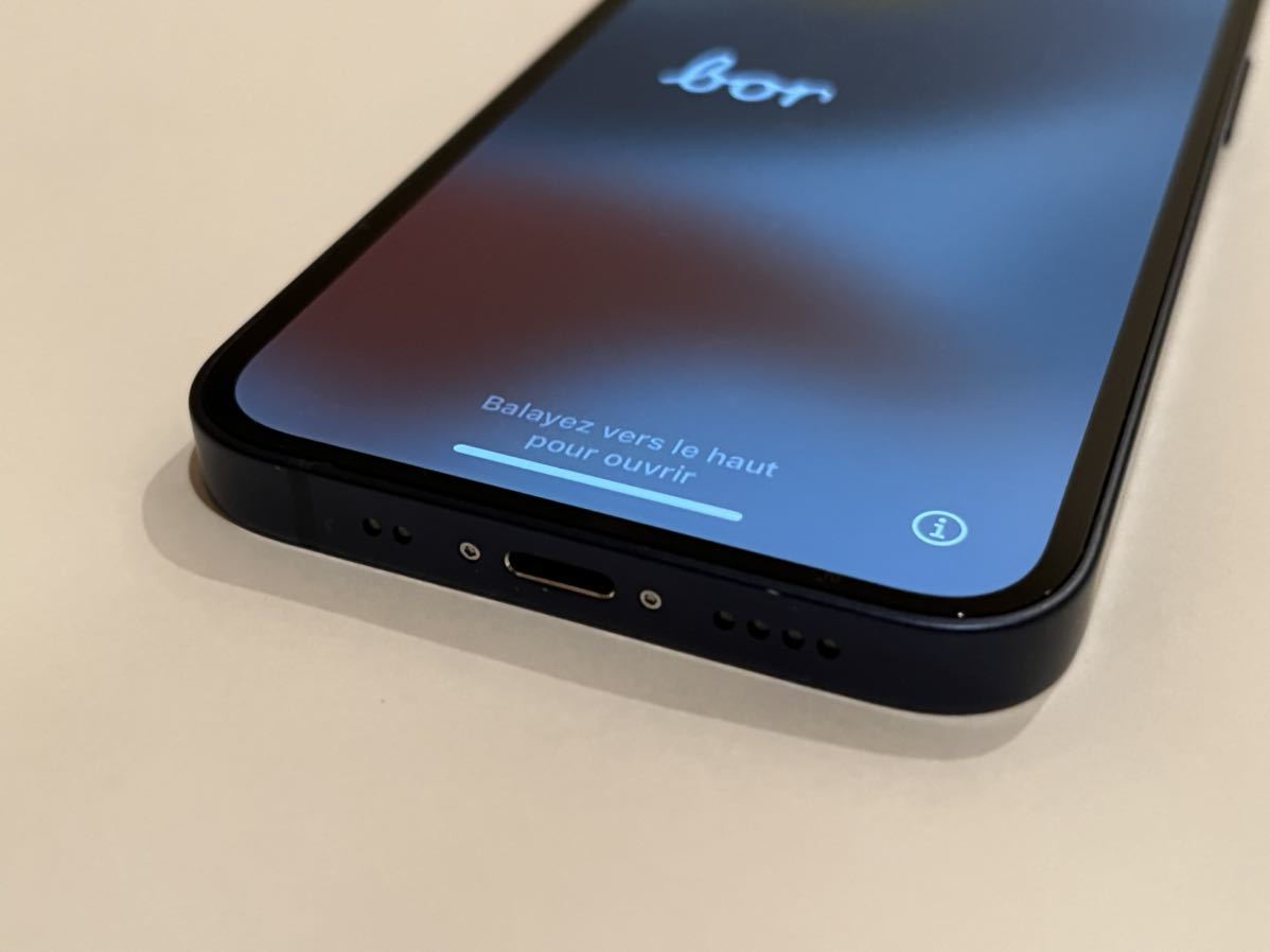 極美品】iPhone 12 mini 64GB MGDV3J/A SIMロック解除済 ブルー au