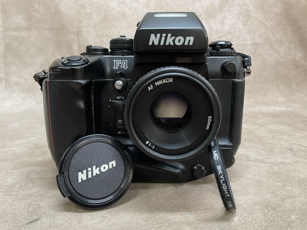 Nikon F4 ニコン ブラック フィルムカメラ 一眼レフ オートフォーカス AF 中古カメラ 中古品 モータードライブ MB-21