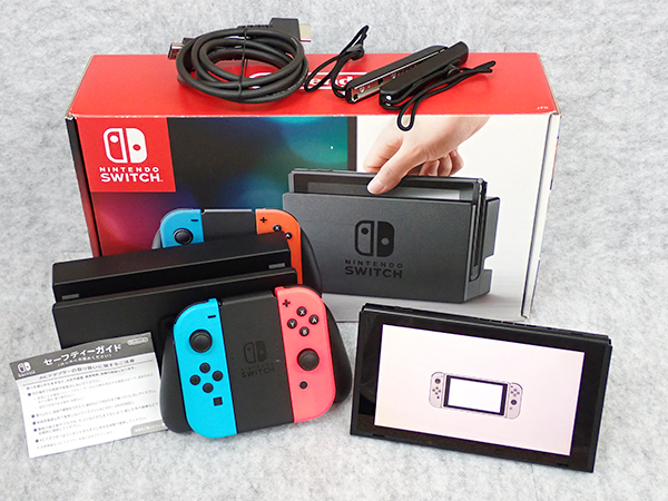 旧型 Nintendo Switch Joy-Con[L] ネオンブルー/[R] ネオンレッド HAC