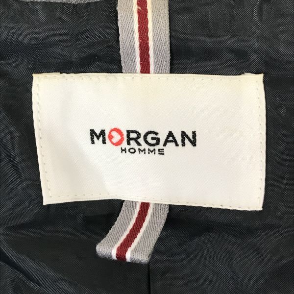 MORGAN HOMME* tailored jacket [ мужской S/ серый ] одиночный / центральный отдушина / Morgan Homme *BG857