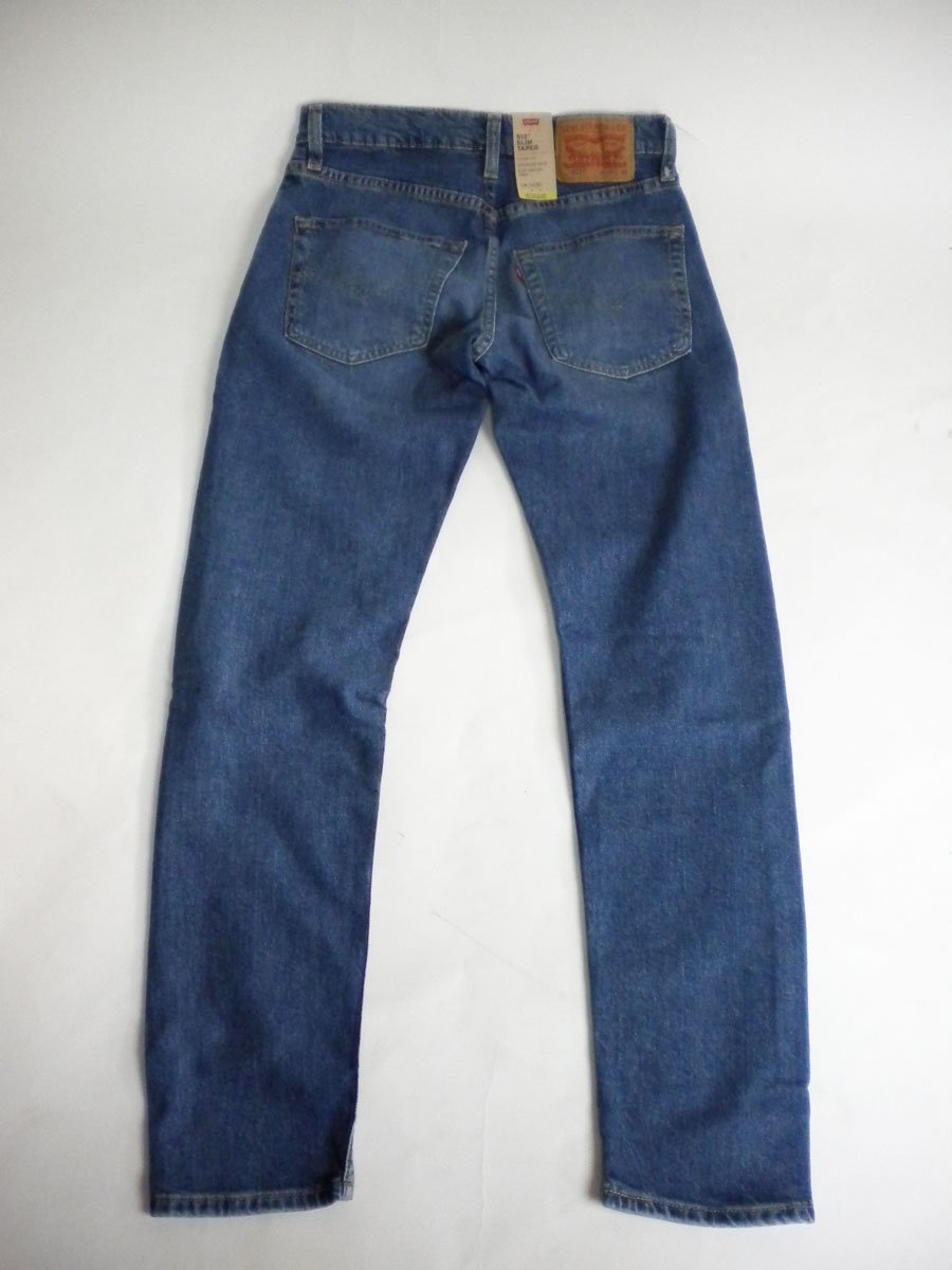 新品 ♪ ★ リーバイス Levis ジーンズ 512 スリム　テーパード 28833-0952 ユーズド加工 デニム ジーパン Gパン W31 ★ 22905_画像3