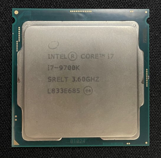 Intel Core i7-9700k LGA1151 動作品 gruporio.net