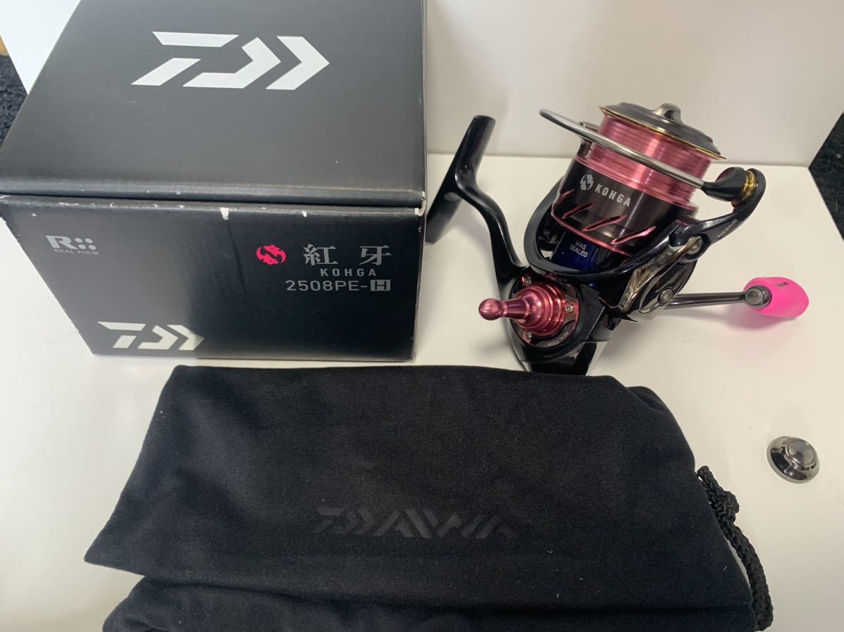 未使用品 DAIWA ダイワ 紅牙 2508 PE-H ハンドル ノブ カスタム slp