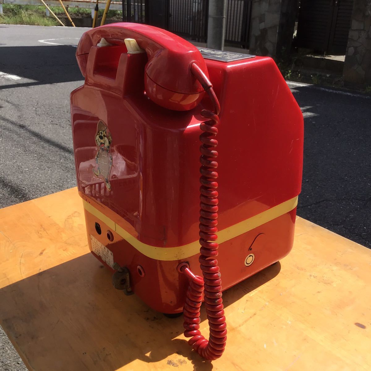 昭和レトロ 公衆電話 赤電話 日本電信電話 レトロ エモ雑貨_画像8