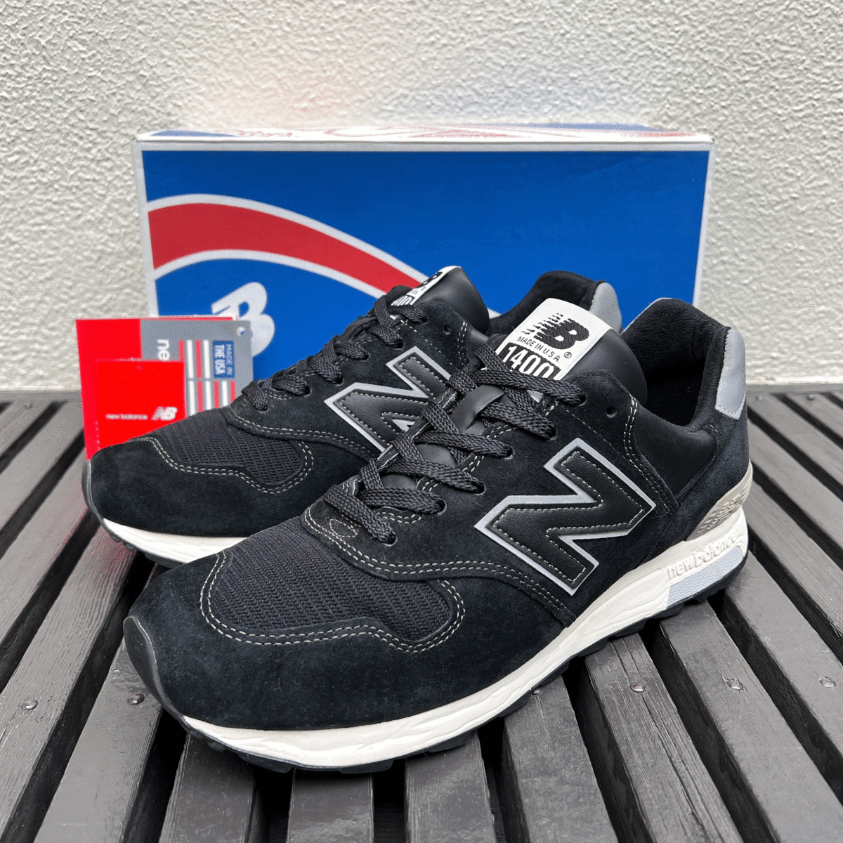 Yahoo!オークション - 国内正規品 New Balance M1400BKS BL...