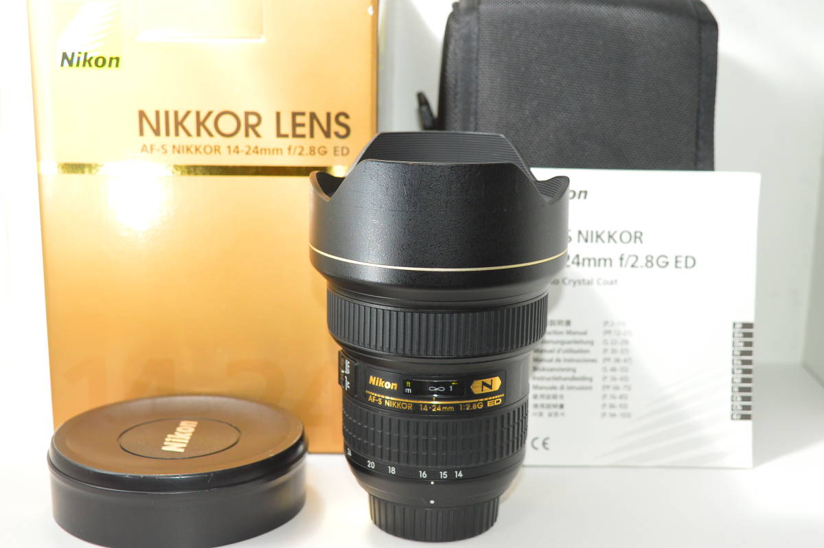 ☆良品☆ニコン NIKON AF-S NIKKOR 14-24mm F2.8 G ED 元箱 ケース付き