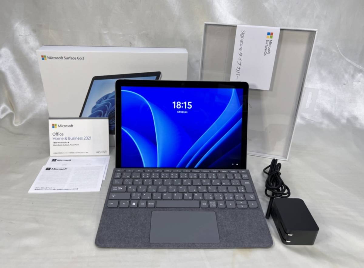 美品!Microsoft マイクロソフト Surface Go 3 8V6-00015 Win11